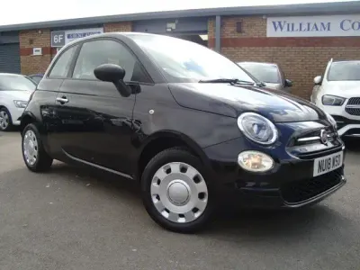 Używany Fiat 500 Pop 69 KM (50 kW) 2018 Czarny Hatchback
