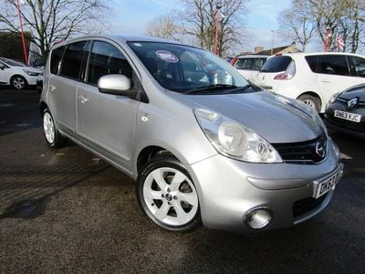 Begagnad Nissan Note N-TEC 90 HK (66 kW) 2013 Silver Minibuss