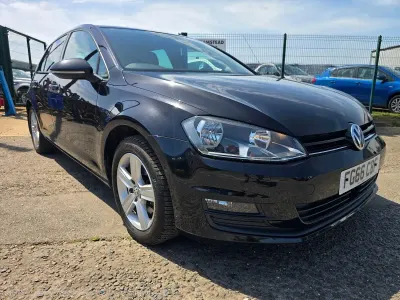 Used VW Golf VII Edition 125 HP (91 kW) 2016 Black Hatchback