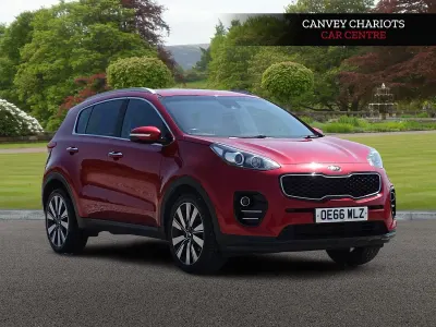 Used Kia Sportage 115 HP (84 kW) 2017 Red SUV