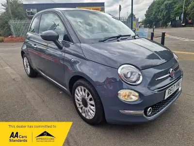Used Fiat 500 Lounge 69 HP (50 kW) 2017 Grey Hatchback