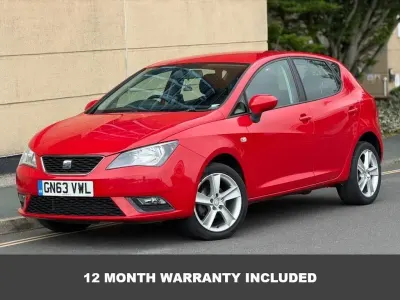 Używany Seat Ibiza 85 KM (62 kW) 2013 Czerwony Hatchback
