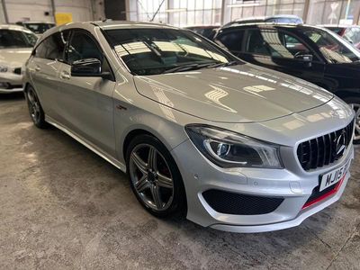 Silver Used 2015 Mercedes CLA250 Shooting Brake AMG Estate | £8,690