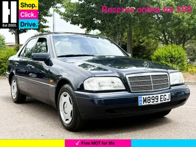 Used Mercedes C180 Classic 122 HP (89 kW) 1995 Blue Sedan