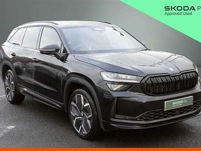 Black magic pearl effect Used 2025 Skoda Kodiaq SportLine SUV | £36,895 (Expensive)