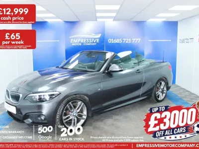 Used BMW 220 M Sport 190 HP (139 kW) 2019 Grey Cabriolet