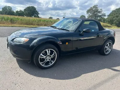 Used Mazda MX5 126 HP (92 kW) 2007 Black Cabriolet