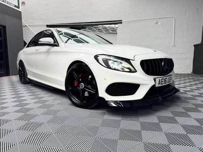 Used Mercedes C220 AMG line 170 HP (125 kW) 2016 White Sedan