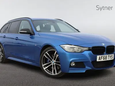 Usado BMW 320 M Sport 187 CV (137 kW) 2018 Azul Familiar