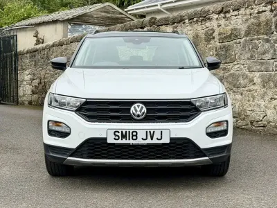 Used VW T-Roc SE 115 HP (84 kW) 2018 White SUV
