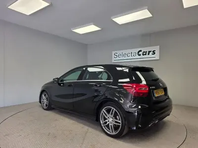 Used Mercedes A180 AMG line 2017 Black Hatchback