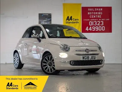 Usado Fiat 500 Collezione 69 HP (50 kW) 2018 Cinzento Citadino