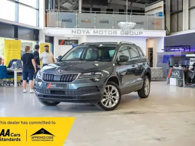 Used Skoda Karoq SE L 115 HP (84 kW) 2018 Grey SUV