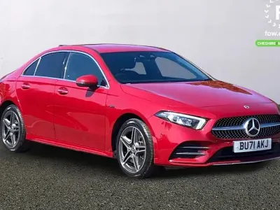 Used Mercedes A250 AMG Line Premium 218 HP (160 kW) 2021 Red Sedan