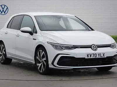 Used VW Golf VII R-line 130 HP (95 kW) 2020 White Hatchback