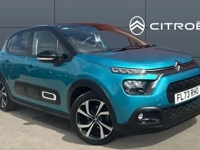 Used Citroën C3 PureTech 110 HP (80 kW) 2023 Blue Hatchback