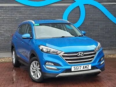 Used Hyundai Tucson SE 116 HP (85 kW) 2017 Blue SUV