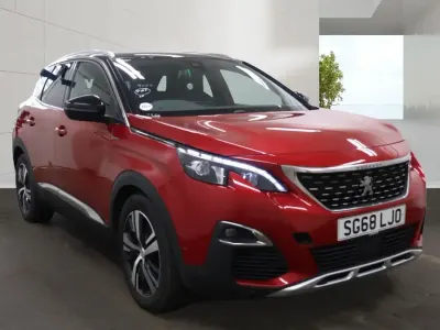 Used Peugeot 3008 GT-line 130 HP (95 kW) 2019 Red SUV