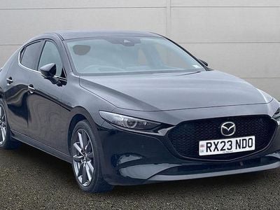 Begagnad Mazda 3 Inclusive 122 HK (89 kW) 2022 Svart Halvkombi