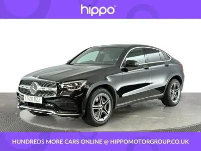 Begagnad Mercedes GLC220 AMG line 194 HK (142 kW) 2020 Svart Sportkupé
