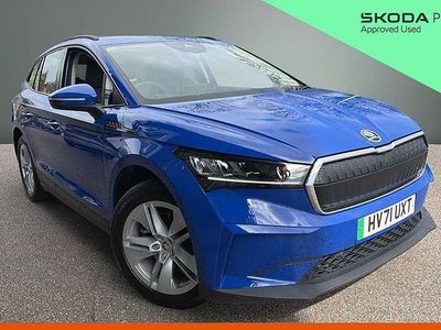 Used Skoda Enyaq iV ecoSuite 131 kW (179 HP) 2021 Energy blue SUV