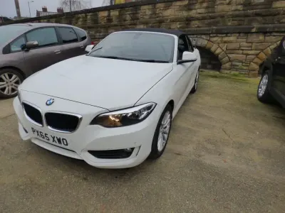 Używany BMW 218 Comfort Edition 2015 Biały Kabriolet