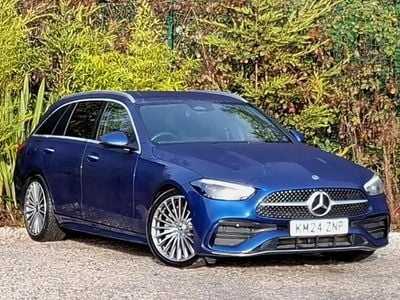 Used Mercedes C300 AMG Line Premium 258 HP (189 kW) 2024 Blue Estate