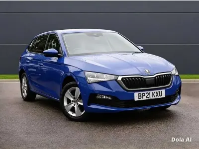 Used Skoda Scala SE 94 HP (69 kW) 2021 Energy blue Hatchback