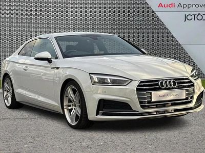 Used Audi A5 S-Line 147 HP (108 kW) 2019 White Coupe
