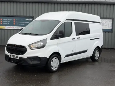 Used Ford Transit Custom 105 HP (77 kW) 2018 White Van