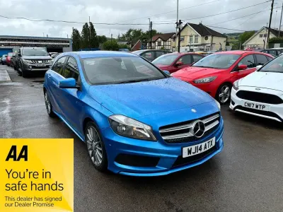 Used Mercedes A180 AMG 2014 Blue Hatchback