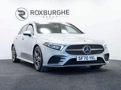 Used Mercedes A200 AMG line 163 HP (119 kW) 2020 Silver Hatchback