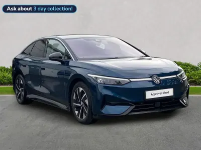 Begagnad VW ID.7 Pro 210 kW (286 HK) 2025 Blå Halvkombi