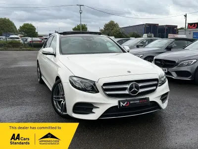 Used Mercedes E220 AMG Line Premium Plus 2019 White Sedan