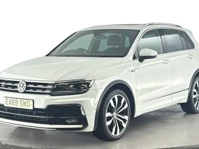 Used VW Tiguan R-line 150 HP (110 kW) 2019 White SUV