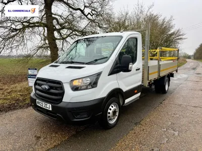 Used Ford Transit S 130 HP (95 kW) 2022 White Cabriolet
