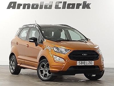 Used Ford Ecosport ST-Line 140 HP (102 kW) 2018 Orange SUV