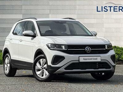 Pure white Used 2025 VW T-Cross Life SUV | £21,761 (A bit pricey)