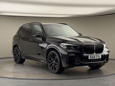 Sapphire black Used 2021 BMW X5 M Sport SUV | £44,200 (Fair price)