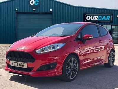 Usado Ford Fiesta ST-Line 140 HP (102 kW) 2017 Vermelho Citadino