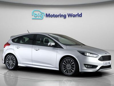 Silver Used 2017 Ford Focus ST-Line Hatchback | £8,800 (Fair price)