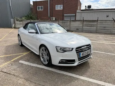 Used Audi A5 Cabriolet Design 333 HP (244 kW) 2013 White Cabriolet