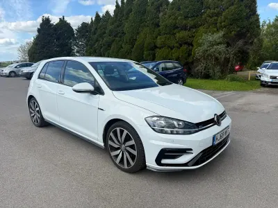 Used VW Golf VII R-line 150 HP (110 kW) 2018 White Hatchback