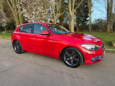 Used BMW 116 Sport Line 2015 Red Hatchback