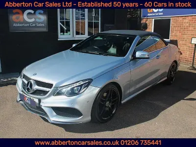 Used Mercedes E250 AMG 204 HP (150 kW) 2014 Silver Cabriolet