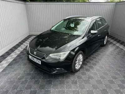 Used Seat Leon Sport 110 HP (80 kW) 2016 Black Estate