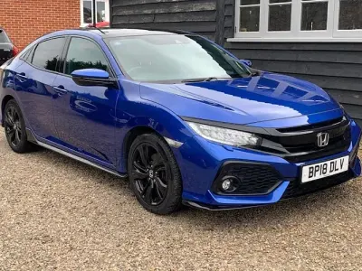 Used Honda Civic Sport Plus 182 HP (133 kW) 2018 Blue Hatchback