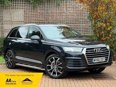 Blue Used 2016 Audi Q7 S-Line SUV | £17,790 (Good price)