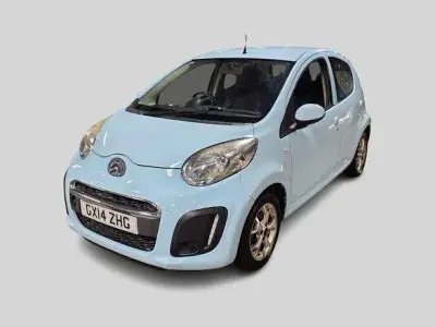 Usado Citroën C1 68 CV (50 kW) 2014 Azul Utilitario