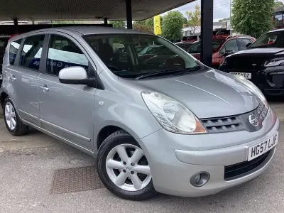 Used Nissan Note Acenta 110 HP (80 kW) 2007 Silver Hatchback